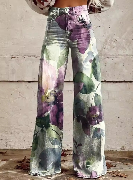 Naomi | Pantaloni Largi Boho Harmony