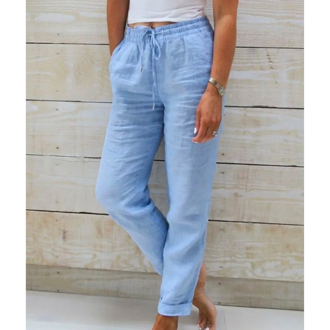 Eleonor – Pantaloni Premium din In Elastic și Respirabil