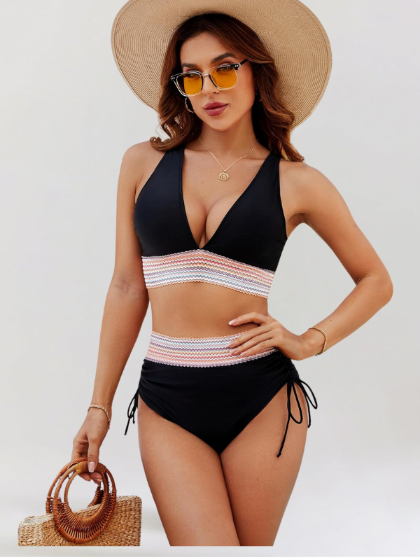 Lidia – Costum de baie cu control al burticii și talie înaltă