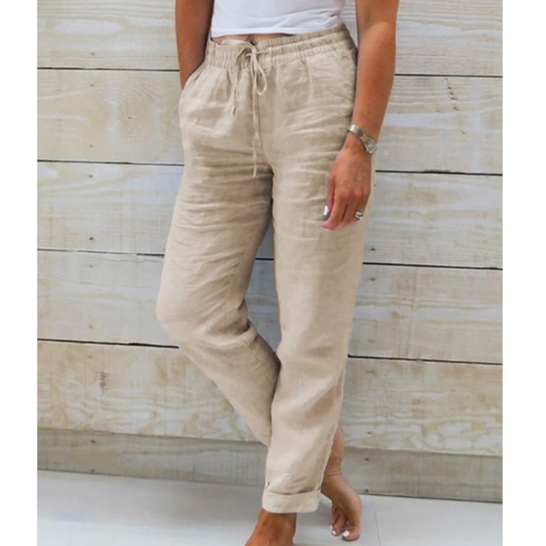 Eleonor – Pantaloni Premium din In Elastic și Respirabil