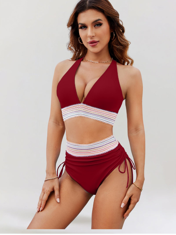 Lidia – Costum de baie cu control al burticii și talie înaltă