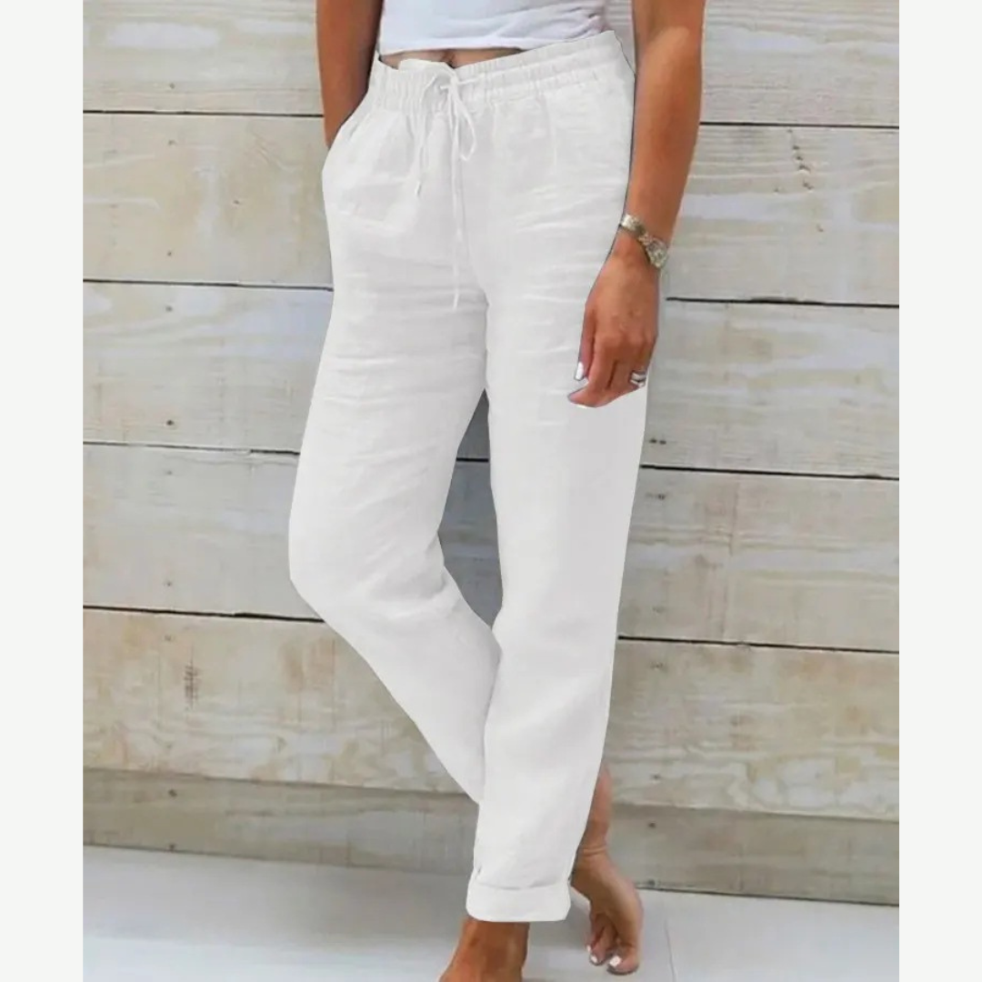 Eleonor – Pantaloni Premium din In Elastic și Respirabil