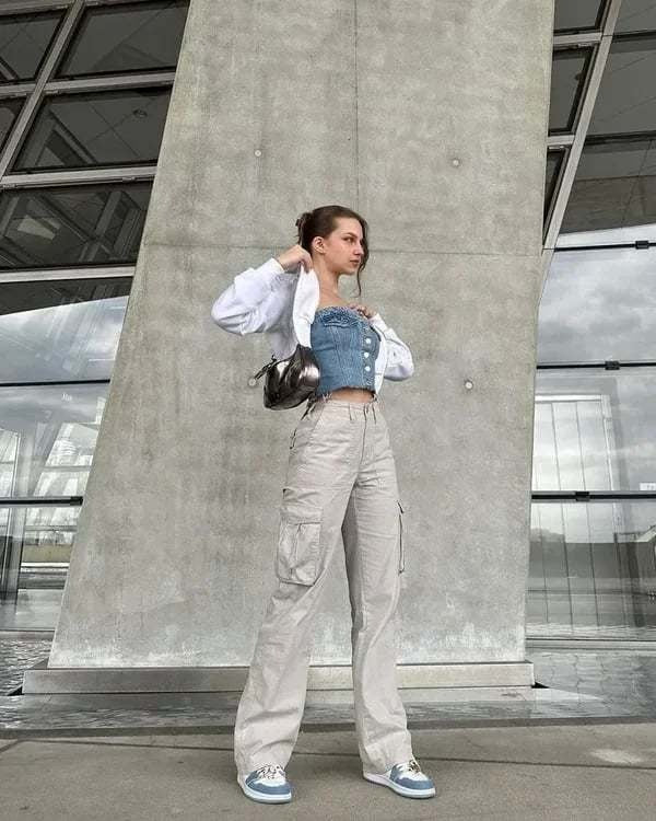 Pantaloni Cargo Ajustabili Eleni